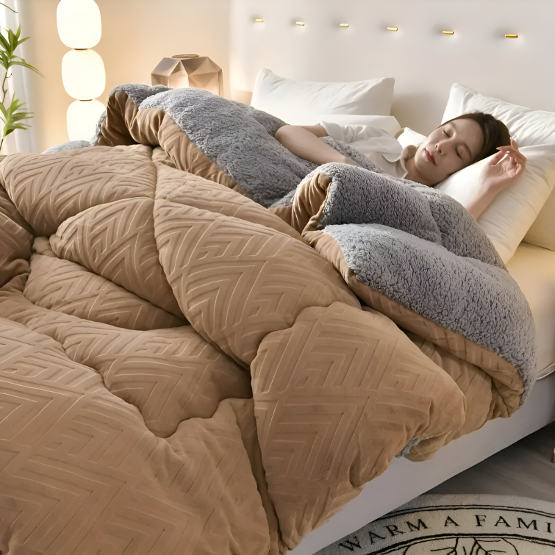 Fleece Bettdecke – Doppelseitiges Plaid für alle Jahreszeiten