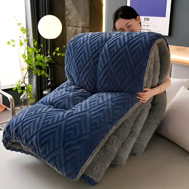 Fleece Bettdecke – Doppelseitiges Plaid für alle Jahreszeiten