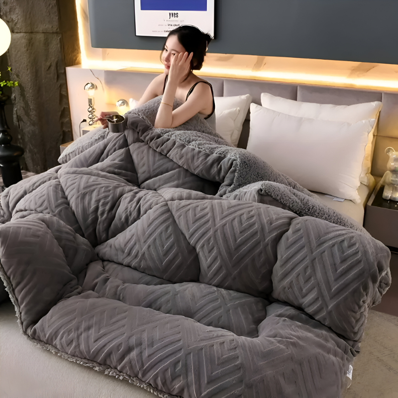 Fleece Bettdecke – Doppelseitiges Plaid für alle Jahreszeiten