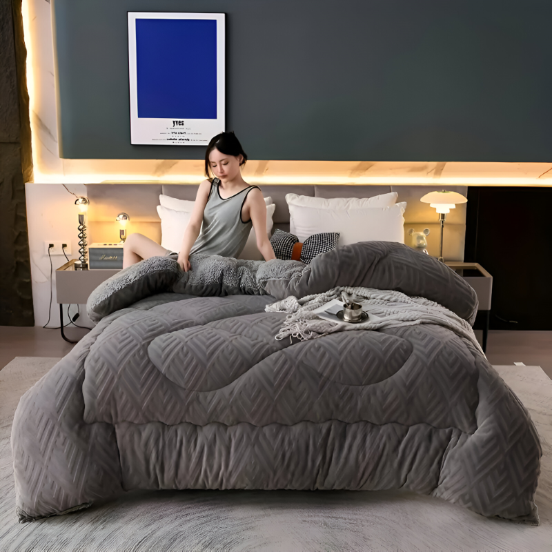 Fleece Bettdecke – Doppelseitiges Plaid für alle Jahreszeiten