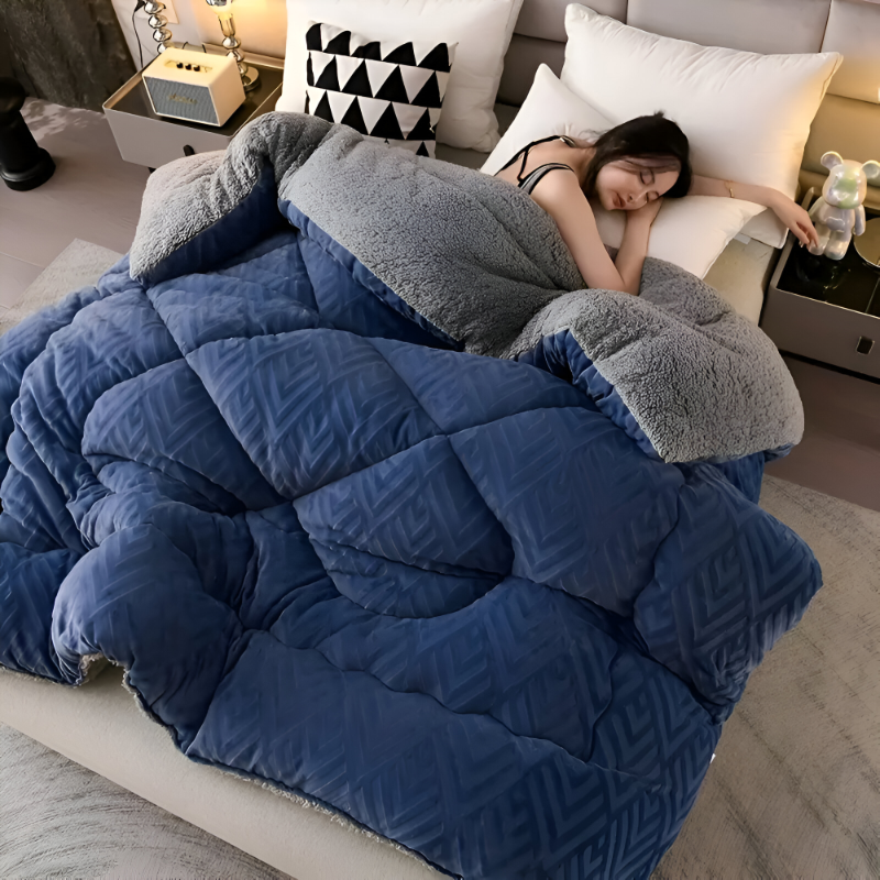 Fleece Bettdecke – Doppelseitiges Plaid für alle Jahreszeiten