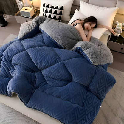 Fleece Bettdecke – Doppelseitiges Plaid für alle Jahreszeiten