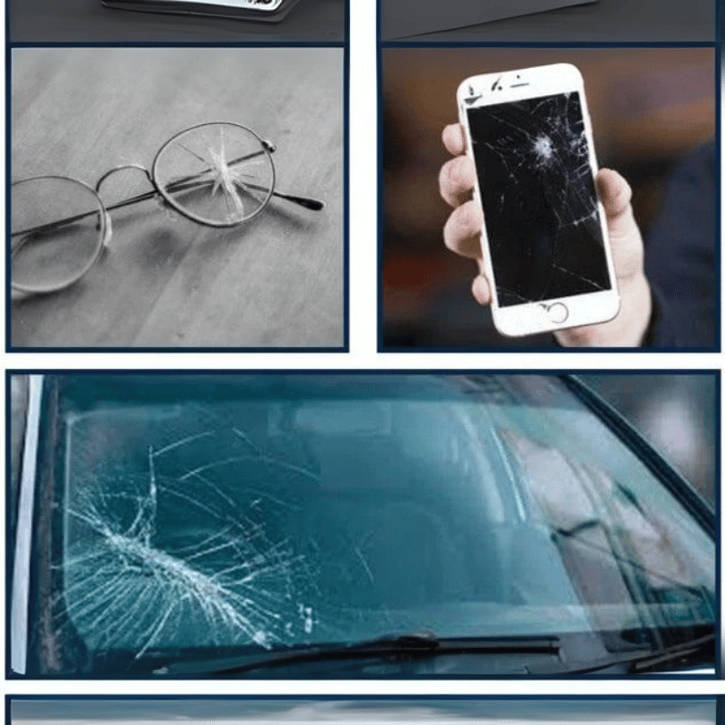Glasreparaturset für Autoscheiben - schnelle & transparente Reparatur von Rissen und Sprüngen