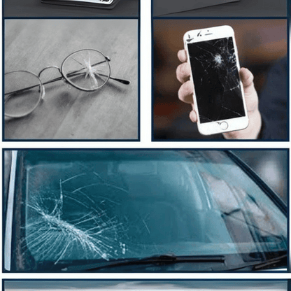Glasreparaturset für Autoscheiben - schnelle & transparente Reparatur von Rissen und Sprüngen