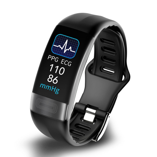 Schlaftracker-Armband mit Blutdruckmessung | EKG, Herzfrequenz und Sauerstoffsättigung