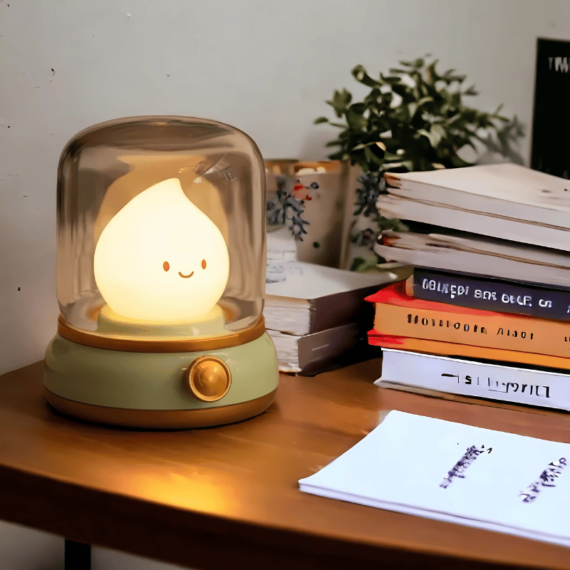Dimmbare Nachtlampe mit Wiederaufladbarem Akku