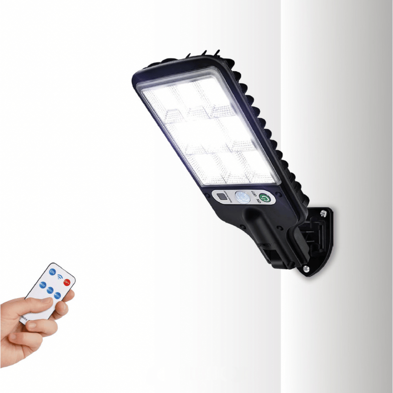 Solarbetriebene LED-Beleuchtung für den Außenbereich