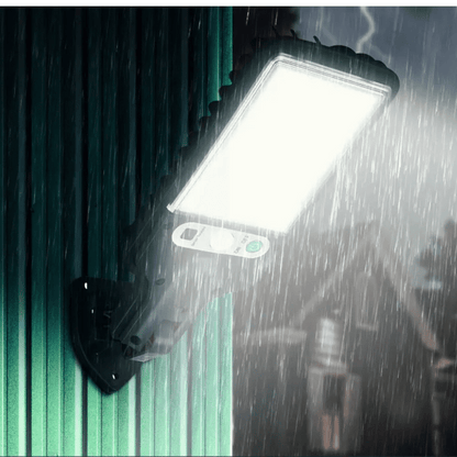 Solarbetriebene LED-Beleuchtung für den Außenbereich