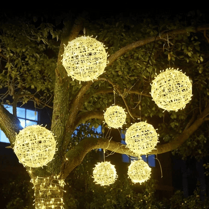 Wasserdichte LED-Lichtdeko-Kugeln für drinnen und draußen