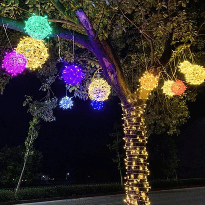 Wasserdichte LED-Lichtdeko-Kugeln für drinnen und draußen