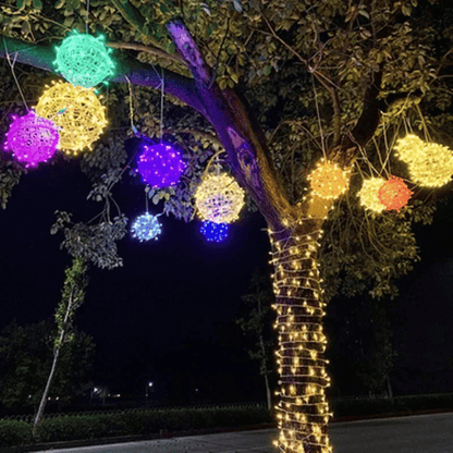 Wasserdichte LED-Lichtdeko-Kugeln für drinnen und draußen