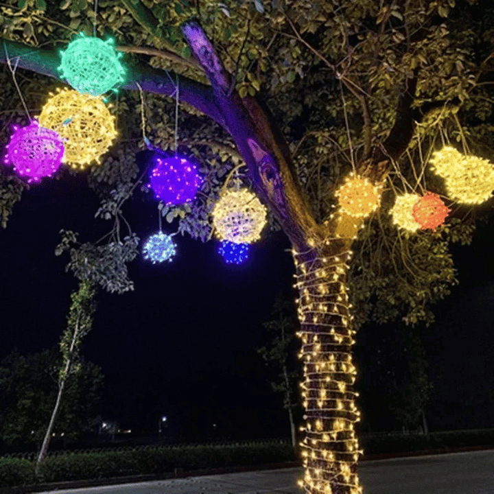 Wasserdichte LED-Lichtdeko-Kugeln für drinnen und draußen