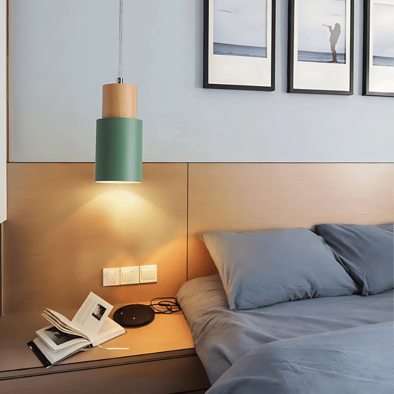 Metall Holz Moderne Pendelleuchte für Ihr Zuhause