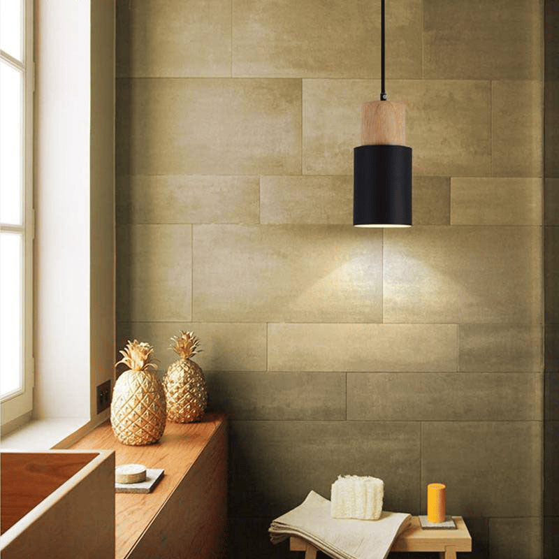 Metall Holz Moderne Pendelleuchte für Ihr Zuhause