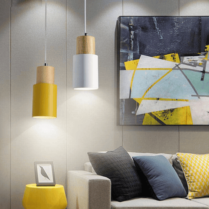 Metall Holz Moderne Pendelleuchte für Ihr Zuhause