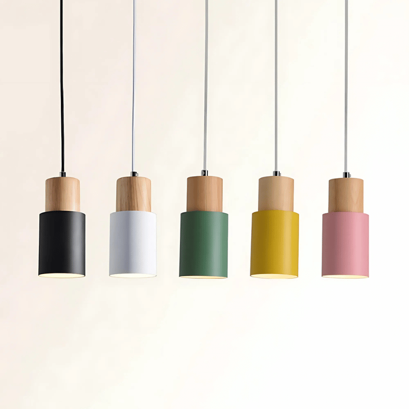 Metall Holz Moderne Pendelleuchte für Ihr Zuhause