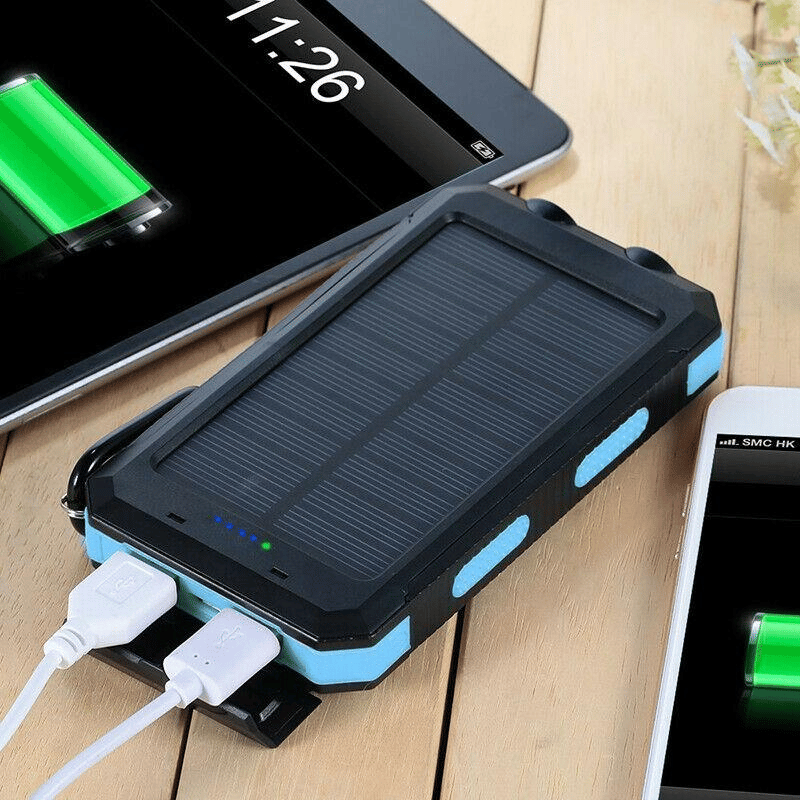 Wasserdichtes Solar-Ladegerät mit zwei USB-Anschlüssen