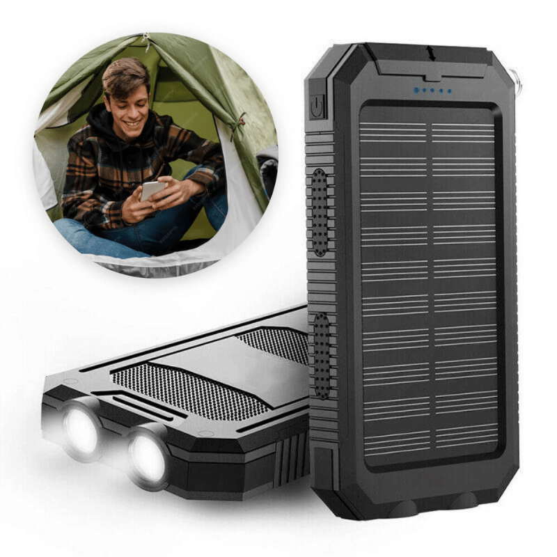 Wasserdichtes Solar-Ladegerät mit zwei USB-Anschlüssen