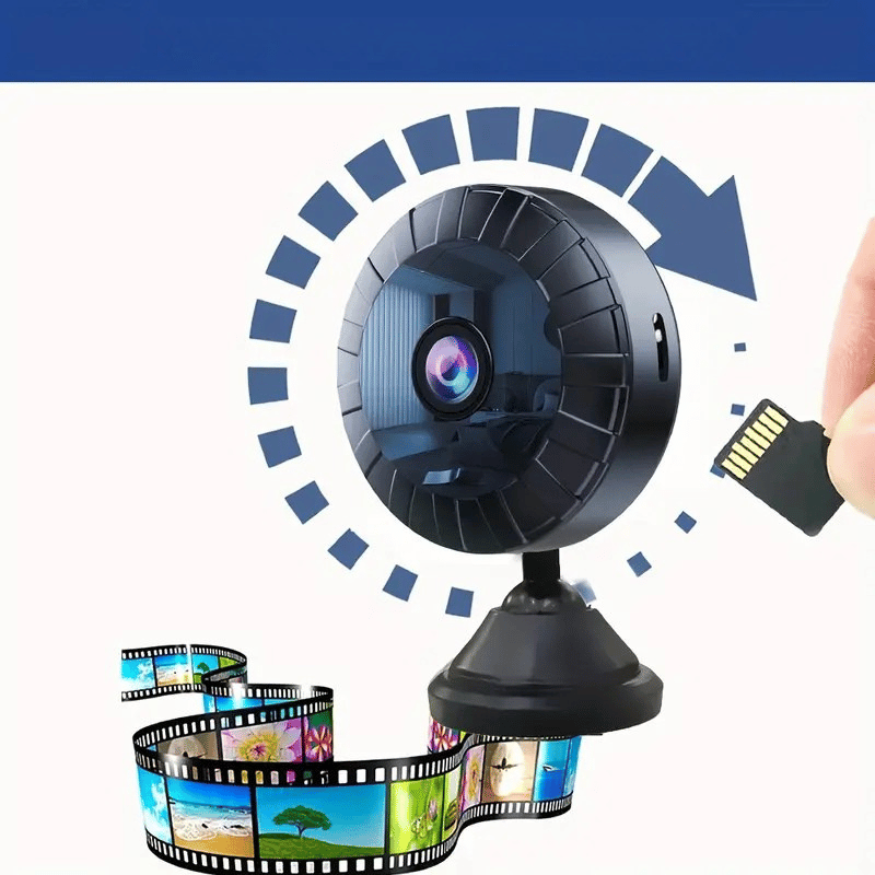 Mini 4K WiFi Überwachungskamera - Kabellos, wasserdicht & mit Nachtsicht