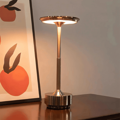 Schnurlose LED-Tischlampe mit Touch-Dimmung - Wiederaufladbare Designerlampe