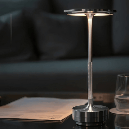 Schnurlose LED-Tischlampe mit Touch-Dimmung - Wiederaufladbare Designerlampe