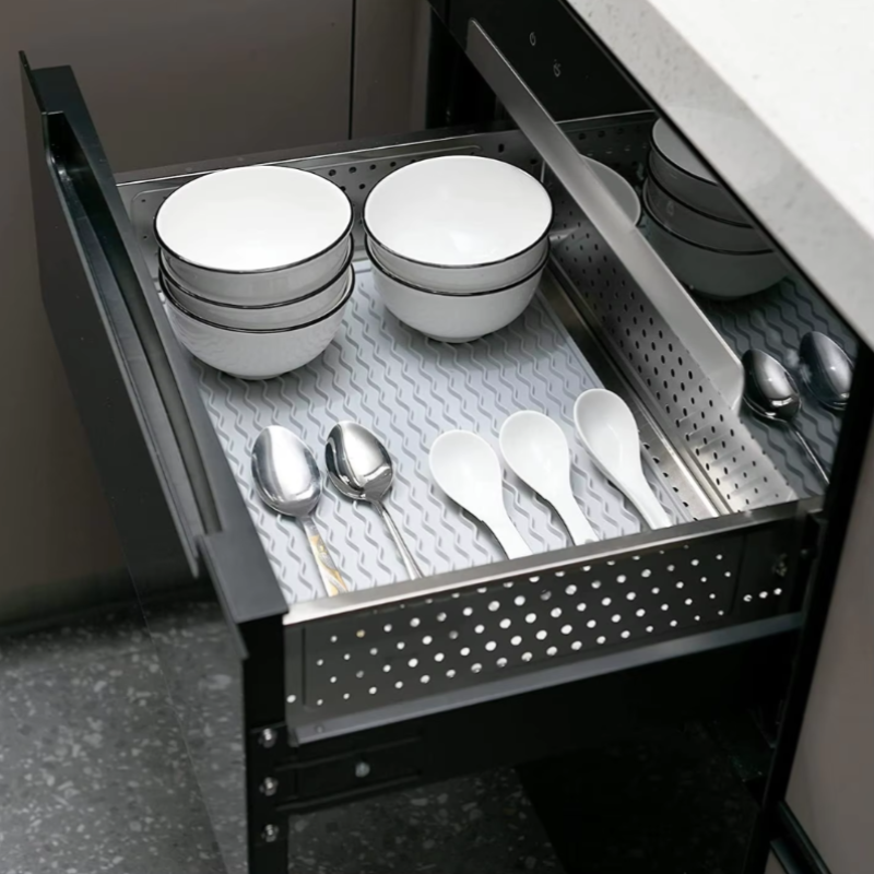 Silikon Abtropf- & Schutzmatte – Vielseitig, Hitzebeständig & Pflegeleicht