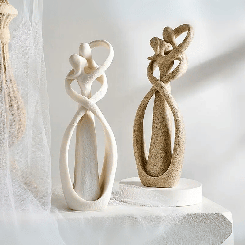 Abstrakte Figur Timeless Love – Künstlerische Dekoration und Geschenkidee