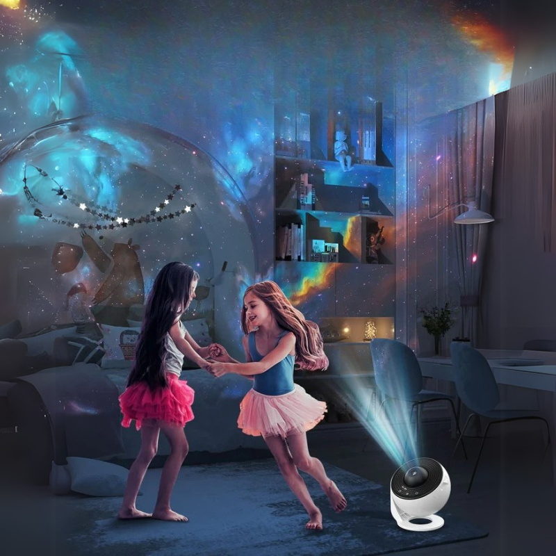 Projektor mit 13 Galaxie-Szenen für Kinderzimmer und Schlafzimmer