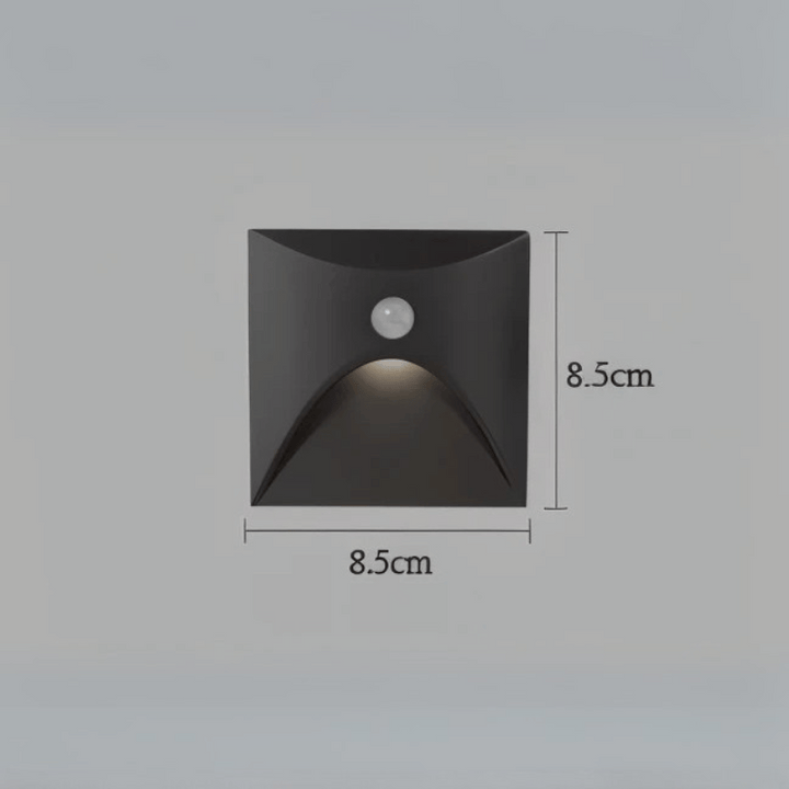 Moderne LED-Wandleuchte mit Bewegungssensor