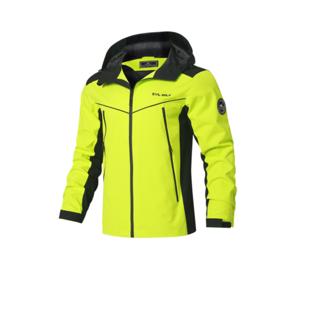 Herren Winterjacke Mit Kapuze Im Wasserdichten Design