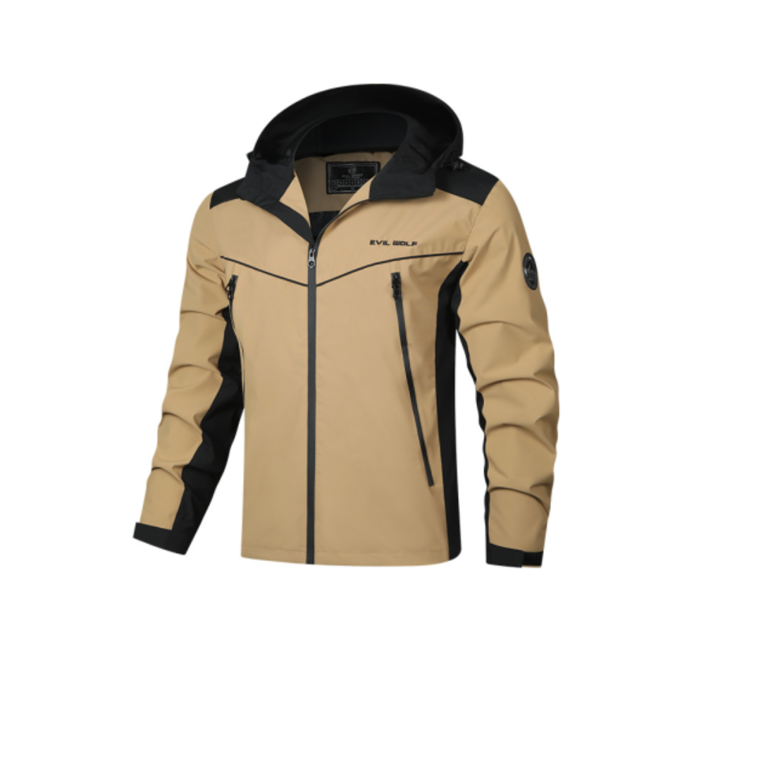 Herren Winterjacke Mit Kapuze Im Wasserdichten Design