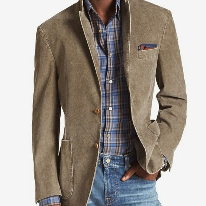 Herren Blazer Mit Lässigem Schnitt Und Klassischem Revers