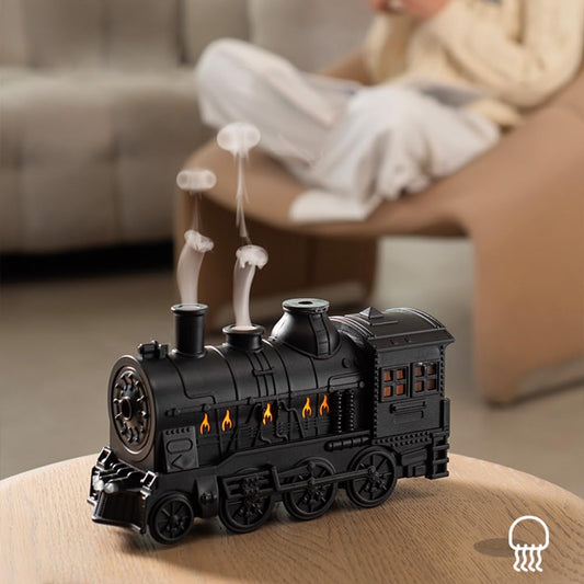 Retro Zug Diffuser – Vintage Aroma Luftbefeuchter Mit LED & USB
