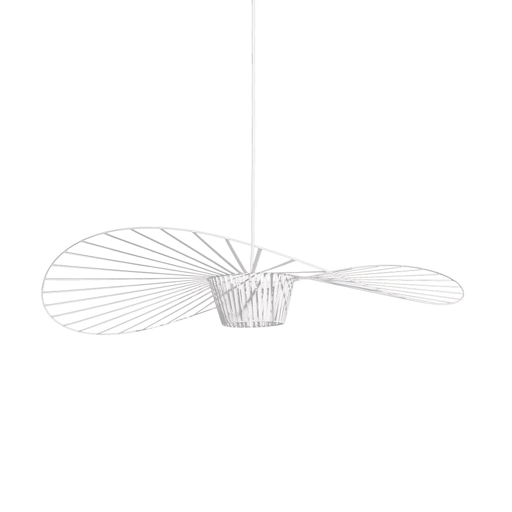 LED Pendelleuchte Vertigo im Strohhut-Design – vintage, modern & leicht