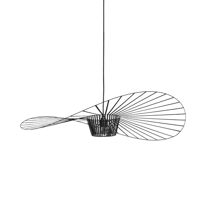LED Pendelleuchte Vertigo im Strohhut-Design – vintage, modern & leicht