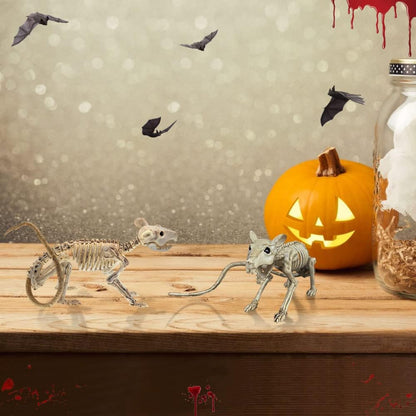 Hängendes Skelett Wanddeko – Spukige Halloween Deko für Haus & Party