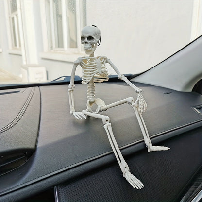 Hängendes Skelett Wanddeko – Spukige Halloween Deko für Haus & Party
