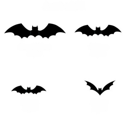 3D Fledermaus-Wandaufkleber für Halloween – Gruselige Wanddeko für Partys & Zuhause