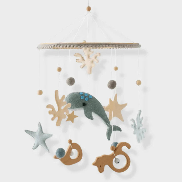 Holz-Babymobile für Wiege und Kinderzimmer – Natürliches Design für ruhigen Schlaf