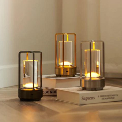 Kabellose LED Tischlampe wiederaufladbar mit Touch-Steuerung