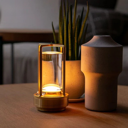Kabellose LED Tischlampe wiederaufladbar mit Touch-Steuerung