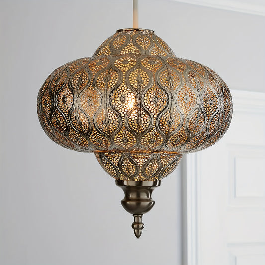 Orientalische metall hängelampe antik