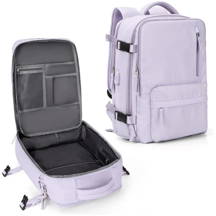 Wasserfester Damen Reiserucksack mit USB-Anschluss & Anti-Diebstahl-Fach
