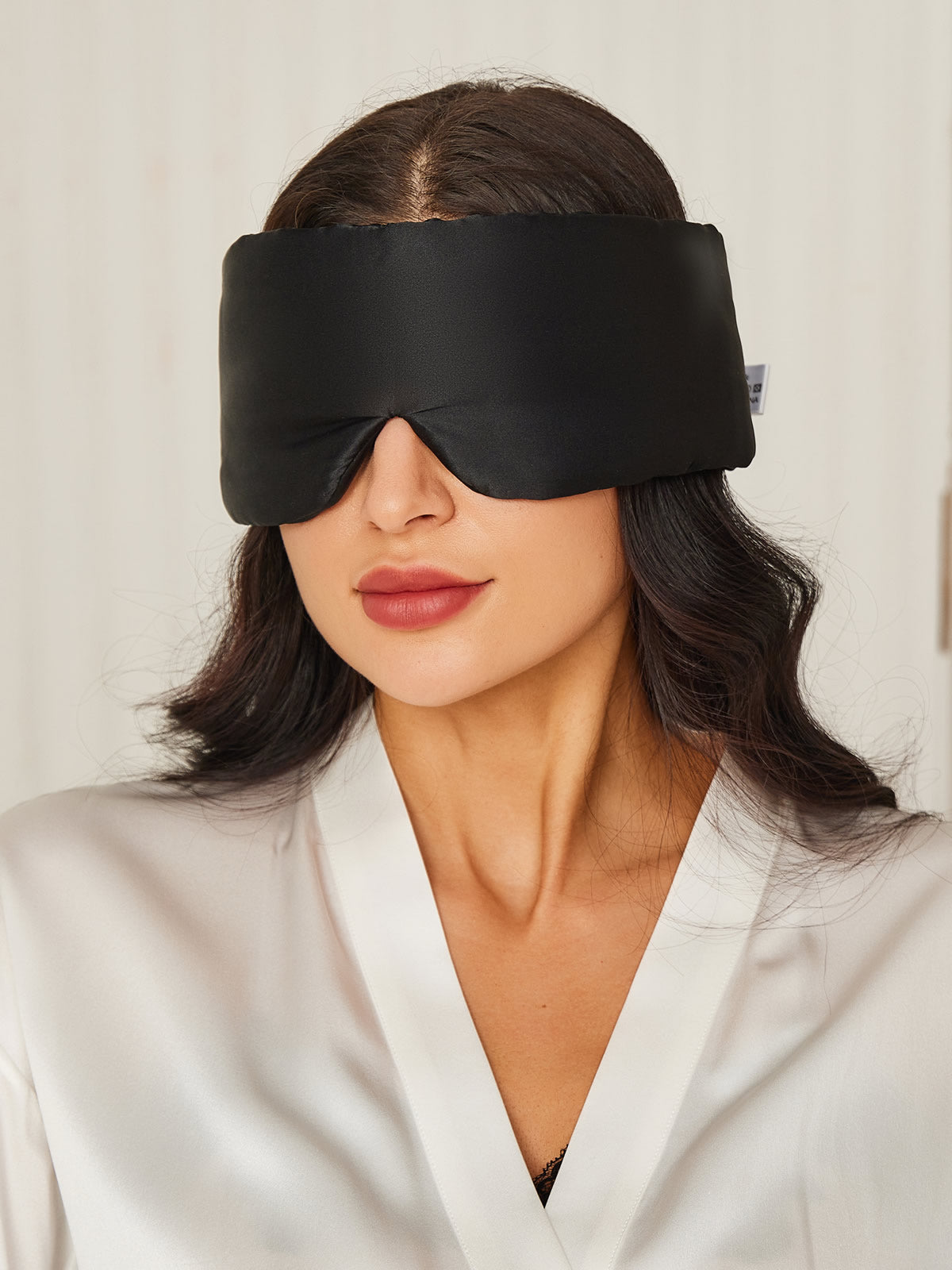Geblümte Schlafmaske für Damen mit Klettverschluss