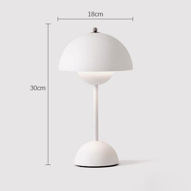 Bedside Table Lamp Bud-Shaped Design