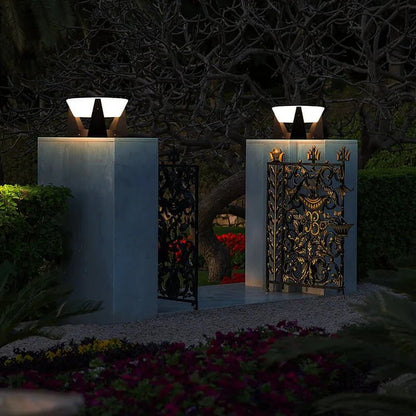 Solarbetriebene Outdoor-Lampe mit warmweißem Licht für Garten und Terrasse