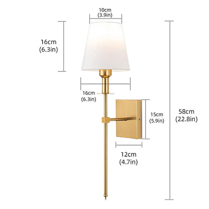 Kabellose LED Wandleuchte mit Akku und Fernbedienung im modernen Design