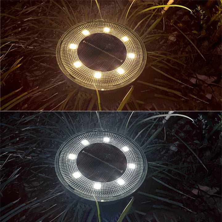 LED Solar Gartenstrahler Set