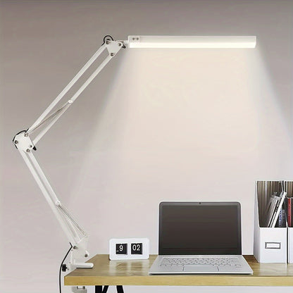 LED Klemmlampe mit Dimmer – USB-Licht mit 3-Farbwelten und 10-Stufen-Helligkeit