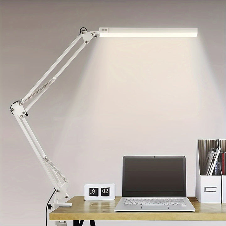 LED Klemmlampe mit Dimmer – USB-Licht mit 3-Farbwelten und 10-Stufen-Helligkeit
